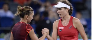 Simone Halep and Johanna Konta