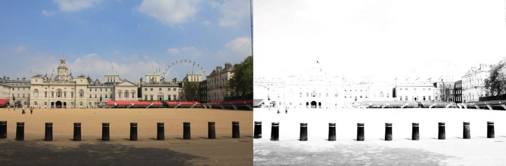 Horse Guard Parade as it was meant to look ... and how it looked to me!